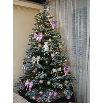 Umelý vianočný stromček Burnitat 3D + 2D - 220 cm