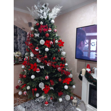 Umelý vianočný stromček Dakota 3D+2D - 220 cm