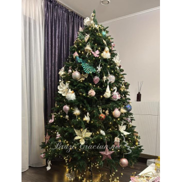Umelý vianočný stromček Fabian 3D + 2D - 220 cm