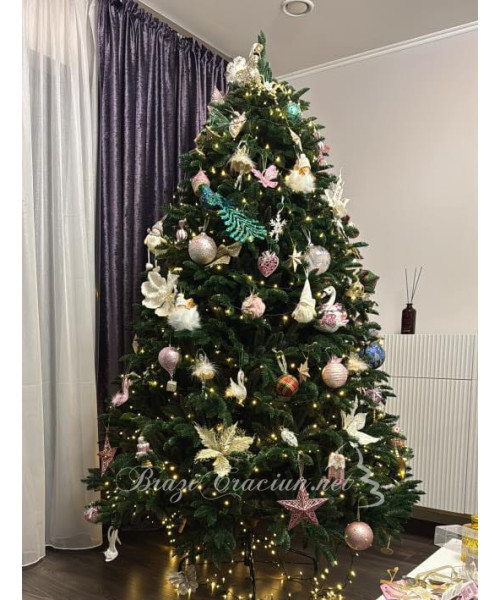 Umelý vianočný stromček Fabian 3D + 2D - 220 cm