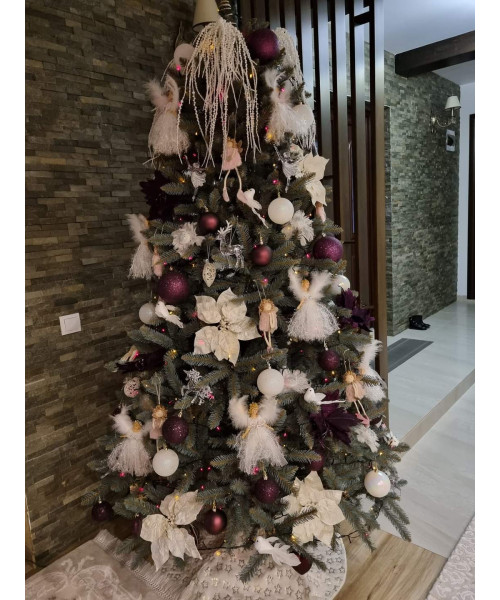 Umelý vianočný stromček Silver 220 cm