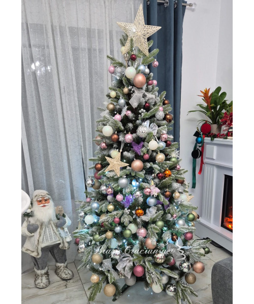 Umelý vianočný stromček Montan 3D + 2D - 220 cm