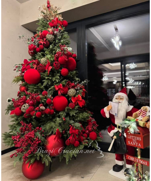 Umelý vianočný stromček Nicole 3D + 2D - 220 cm