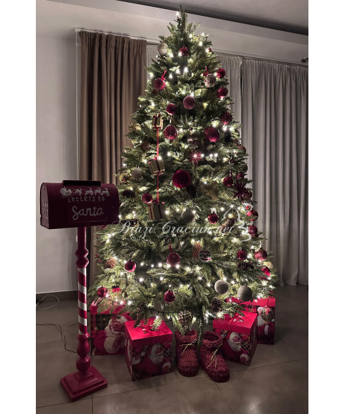 Umelý vianočný stromček Nicole 3D + 2D - 220 cm