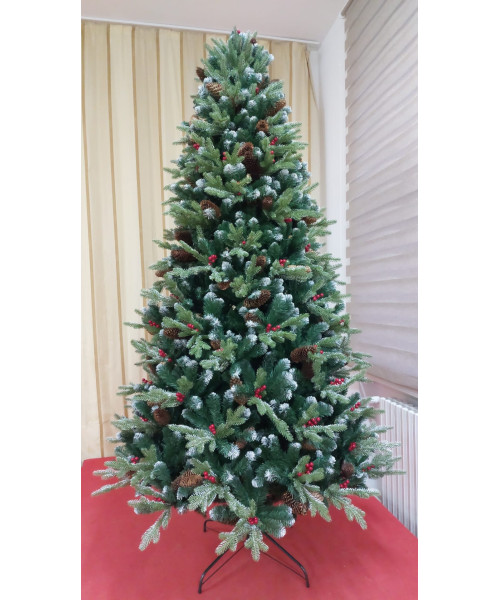 Umelý vianočný stromček Rustic 3D + 2D - 220 cm