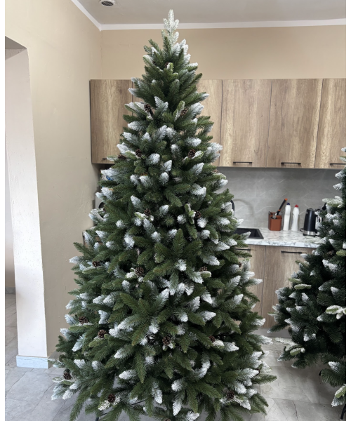 Umelý vianočný stromček Tania 3D + 2D - 220 cm