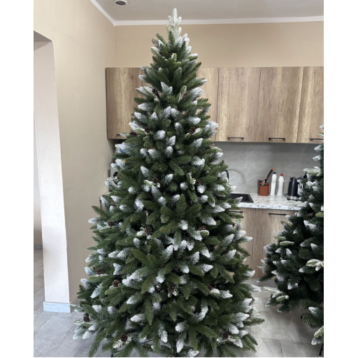 Umelý vianočný stromček Tania 3D + 2D - 220 cm