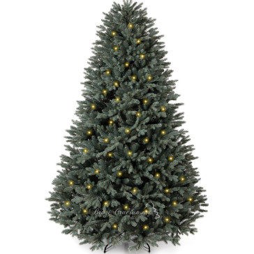 Umelý vianočný stromček Azula so svetlami 3D + 2D - 180 cm