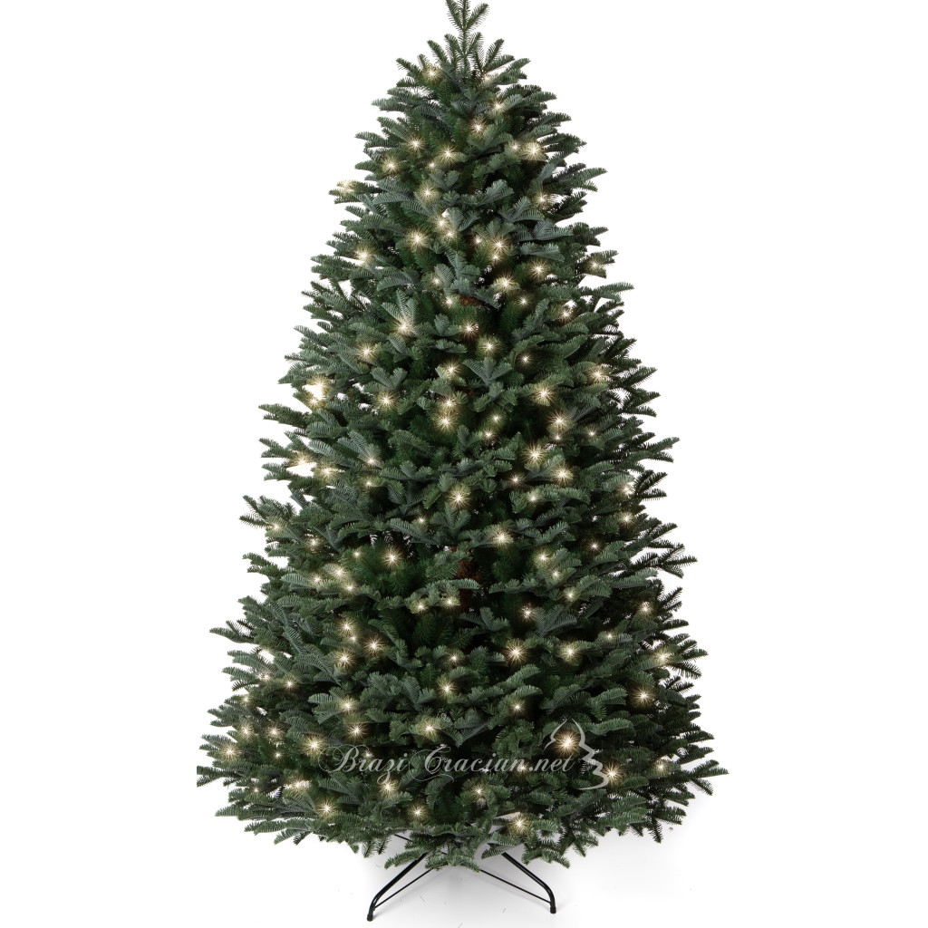 Umelý vianočný stromček Fabian so svetlami 3D + 2D - 220 cm