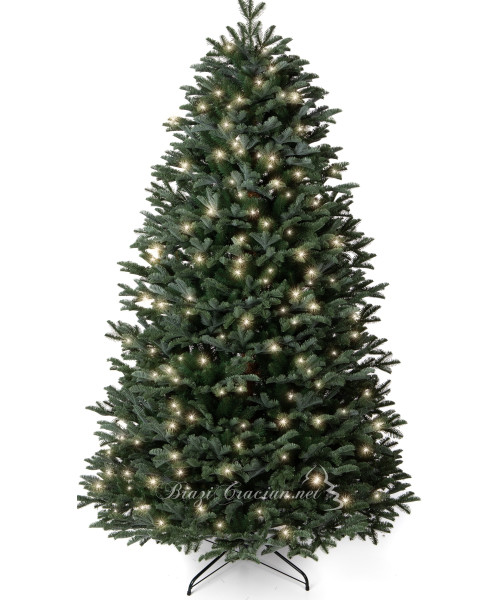 Umelý vianočný stromček Fabian so svetlami 3D + 2D - 220 cm