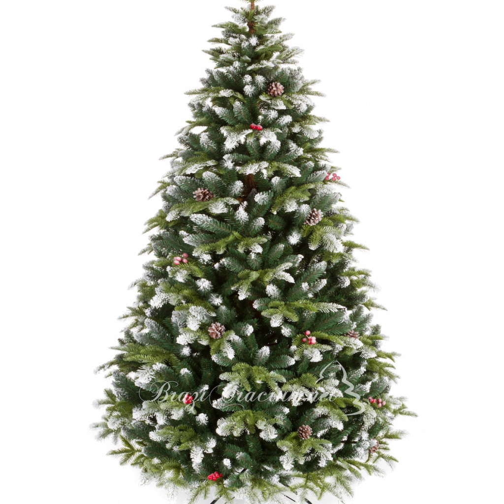 Umelý vianočný stromček Realistic 3D + 2D - 220 cm