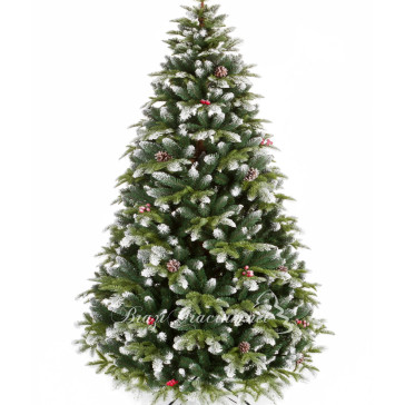 Umelý vianočný stromček Realistic 3D + 2D - 220 cm