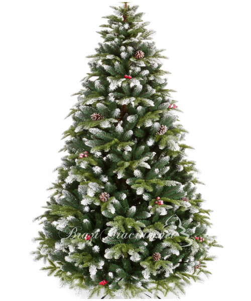 Umelý vianočný stromček Realistic 3D + 2D - 220 cm
