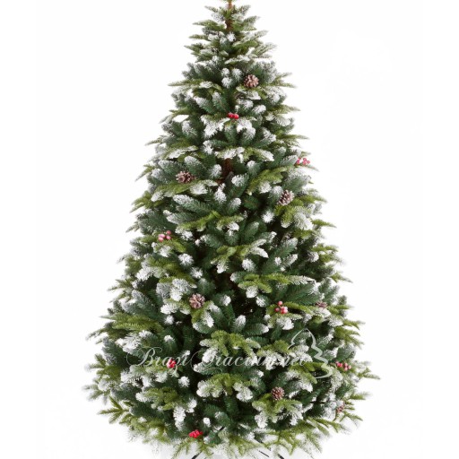 Umelý vianočný stromček Realistic 3D + 2D - 220 cm