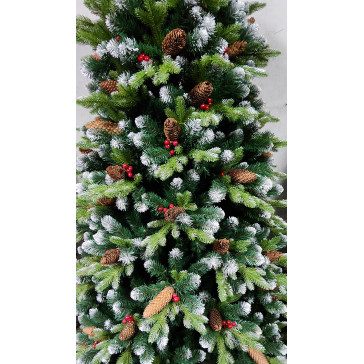 Umelý vianočný stromček Rustic 3D + 2D - 220 cm