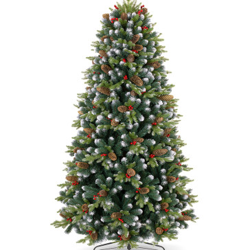 Umelý vianočný stromček Rustic 3D + 2D - 220 cm