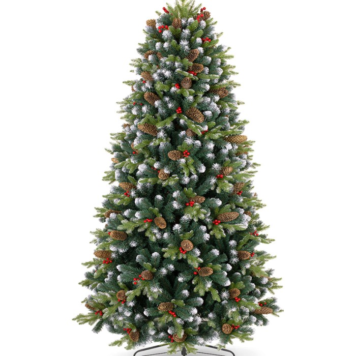 Umelý vianočný stromček Rustic 3D + 2D - 220 cm