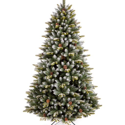 Umelý vianočný stromček Zlatan 3D + 2D - 220 cm