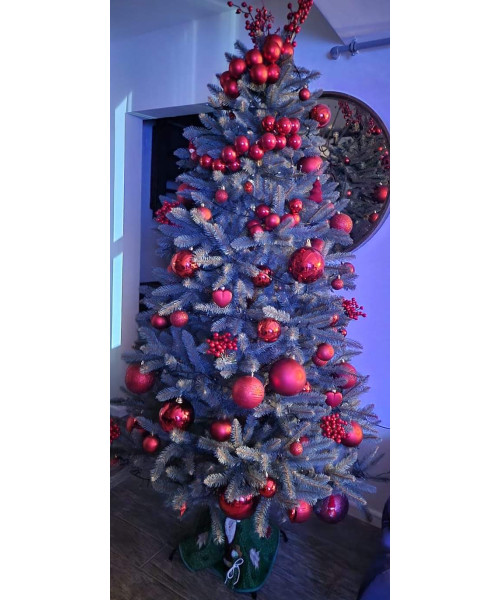 Umelý vianočný stromček Silver 220 cm
