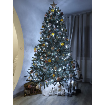 Umelý vianočný stromček Silver 220 cm