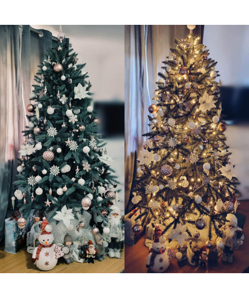 Umelý vianočný stromček Silver 220 cm