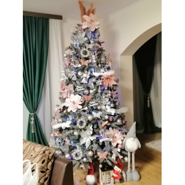 Umelý vianočný stromček Silver 220 cm