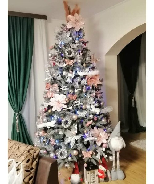 Umelý vianočný stromček Silver 220 cm