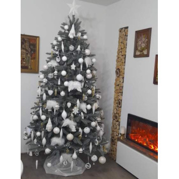 Umelý vianočný stromček Silver 220 cm