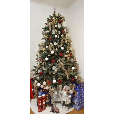Umelý vianočný stromček Silver 220 cm