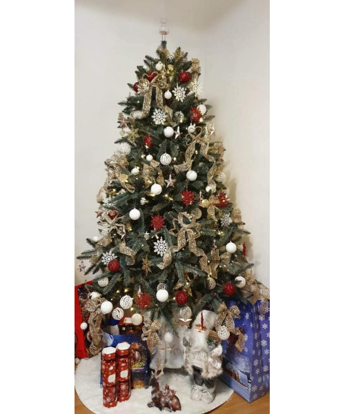 Umelý vianočný stromček Silver 220 cm