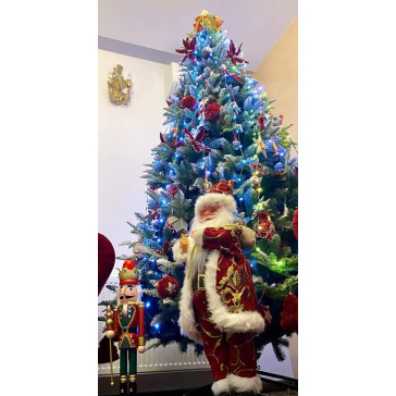 Umelý vianočný stromček Realistic 3D + 2D - 220 cm