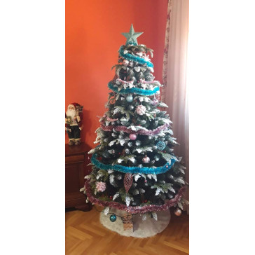 Umelý vianočný stromček Realistic 3D + 2D - 220 cm