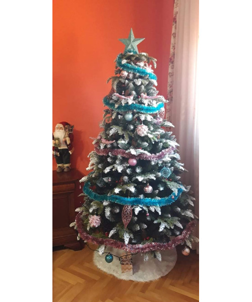 Umelý vianočný stromček Realistic 3D + 2D - 220 cm