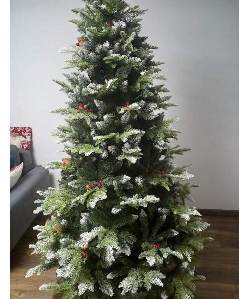 Umelý vianočný stromček Realistic 3D + 2D - 220 cm