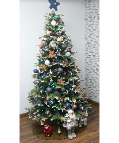 Umelý vianočný stromček Realistic 3D + 2D - 220 cm