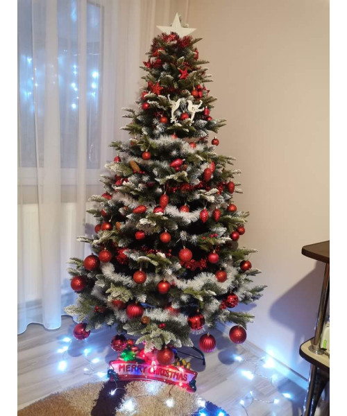 Umelý vianočný stromček Realistic 3D + 2D - 220 cm