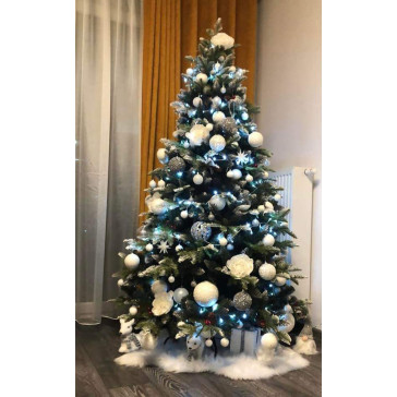 Umelý vianočný stromček Realistic 3D + 2D - 220 cm