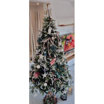Umelý vianočný stromček Realistic 3D + 2D - 220 cm