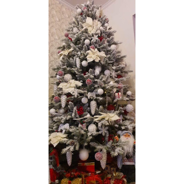Umelý vianočný stromček Realistic 3D + 2D - 220 cm