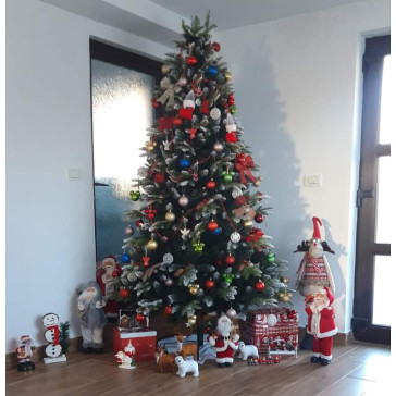 Umelý vianočný stromček Realistic 3D + 2D - 220 cm