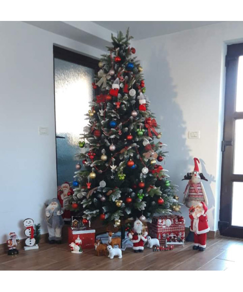 Umelý vianočný stromček Realistic 3D + 2D - 220 cm