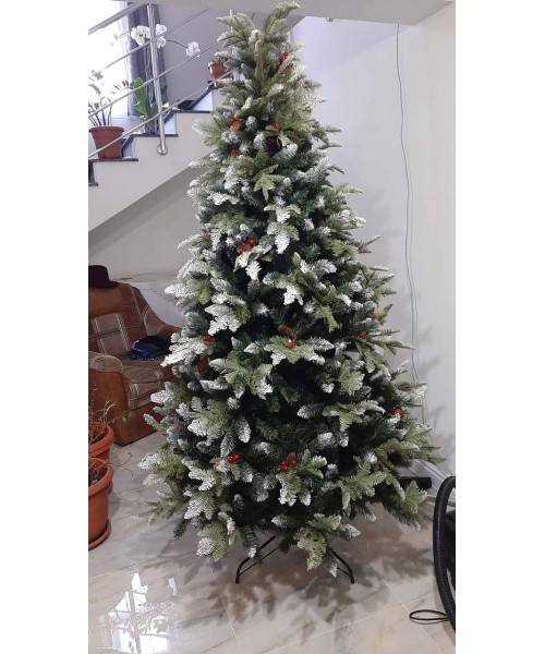 Umelý vianočný stromček Realistic 3D + 2D - 220 cm